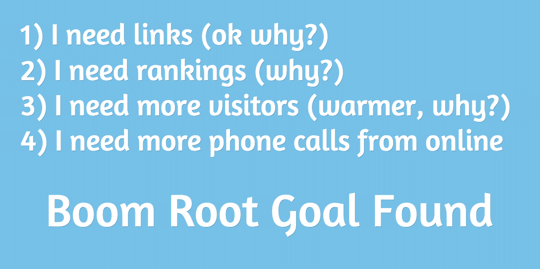 Root Goal Example