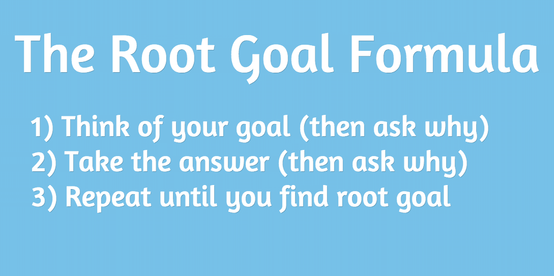 The Root Goal Formula